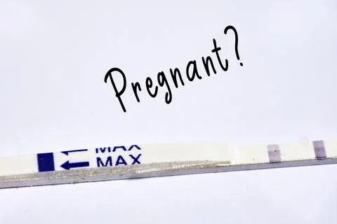 Pregnancy test strip Stock Photos