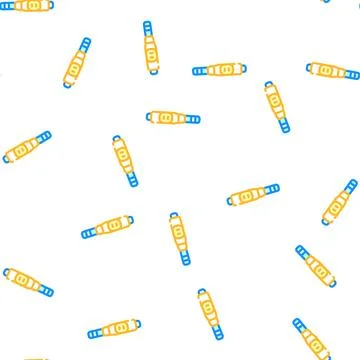 Pregnancy test vector seamless pattern sign Stock Illustration