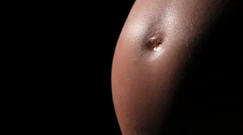 Pregnant Belly Stock-Footage 3610529