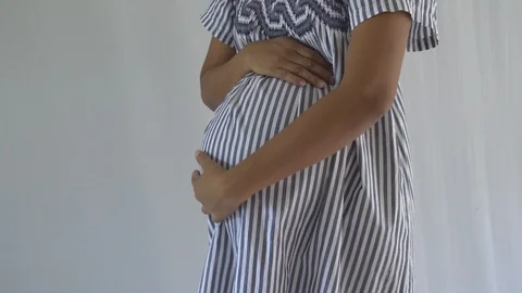 Pregnant Stock Footage 91002892