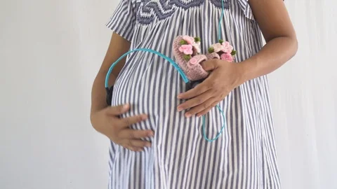 Pregnant Stock Footage 91003543