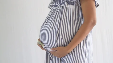 Pregnant Stock Footage 91005075