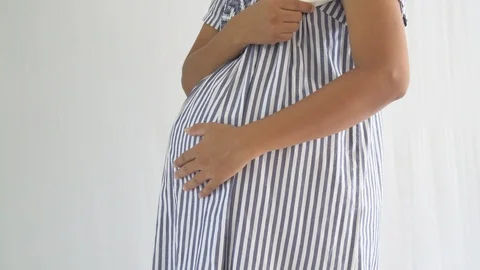 Pregnant Stock Footage 91005482