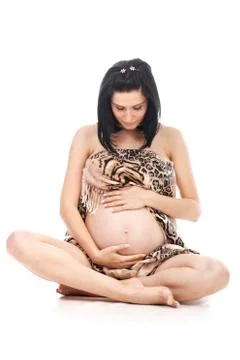 Pregnant Foto stock