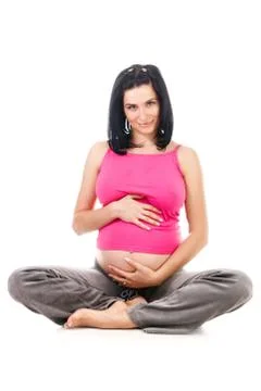 Pregnant Foto stock