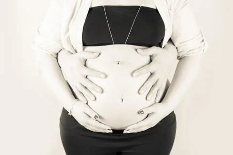 The pregnant Stock Photos
