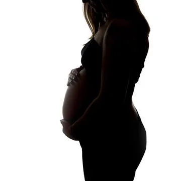 The pregnant. Stock Photos