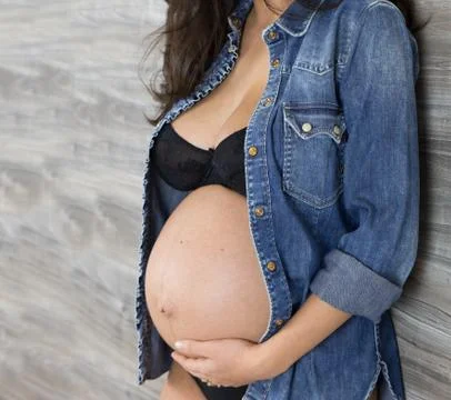 The pregnant Stock Photos