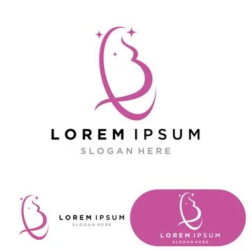 Pregnant template vector icon Stock Illustration
