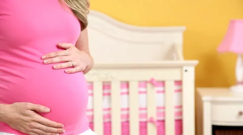 Pregnant Woman Stock Footage 43356053