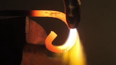 Preheated metal part Stock-Footage 101717969