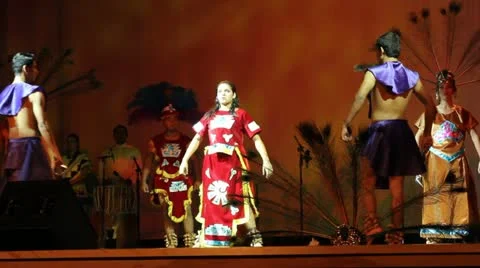 Prehispanic dance Stock Footage 11635499