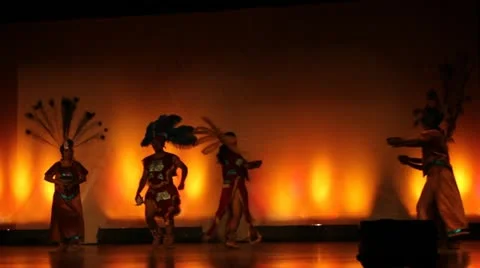 Prehispanic dance Stock Footage 11635698