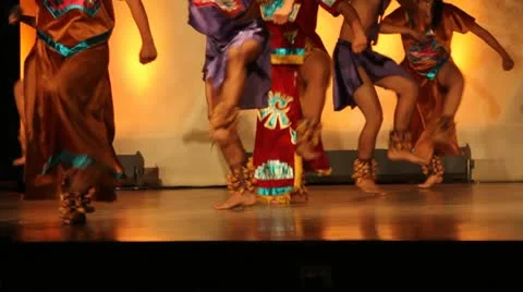 Prehispanic dance Stock Footage 11636052