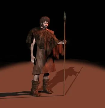 Prehistoric man イラスト素材