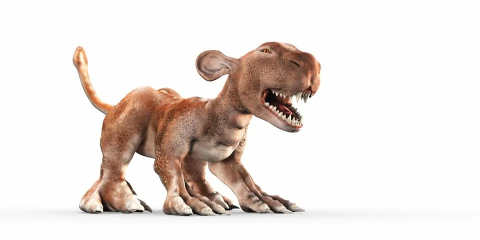 Prehistoric monster Stock Illustration
