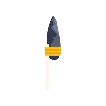 Prehistoric stone axe representing ancient tool for hunting and survival イラスト素材