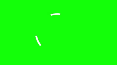Preloading icon motion graphics on green screen 2D animation (Chroma key) Stock Footage 306146498