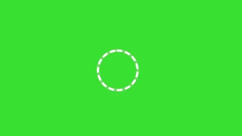 Preloading icons on green screen animation (Chroma key) Stock Footage 313294212