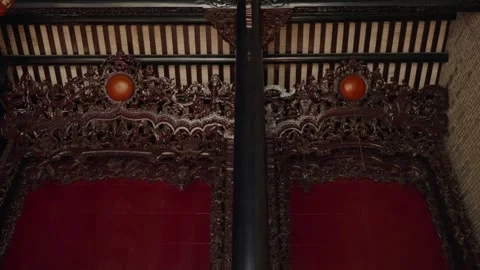 The premises of Chen Clan Ancestral Hall in Guangzhou, China Stock Footage 313969403