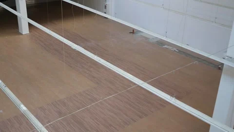 Premises prepared for renovation. Video stock 307436992