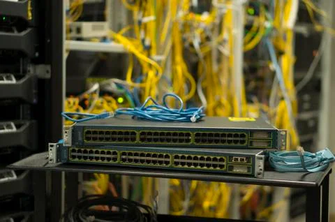 The premises of the telecom operator, Stock Photos