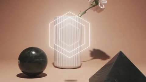 Premium 3D Product background Video stock 186492135