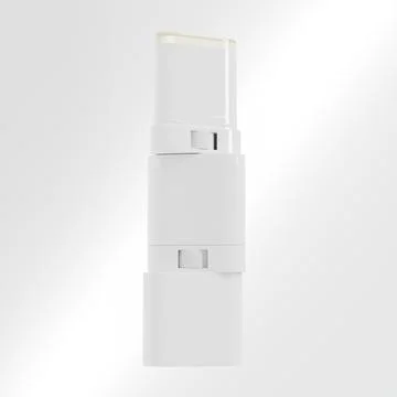 Premium 3D White deodorant stick with a thumbwheel dial mockup Stock-Illustration