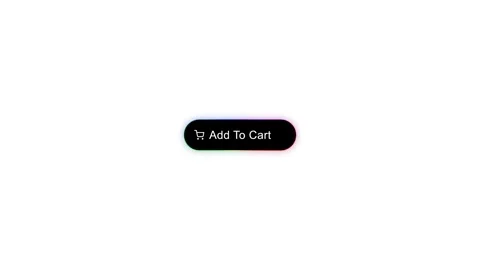 Premium 4K Animated Add to Cart Button with Glowing Rainbow Border and Shopping  Stock Footage 332217111