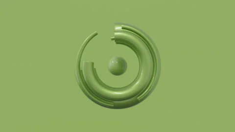 Premium abstract 3D animation featuring geometric elements in a clean minimalist Stock Footage 338251983
