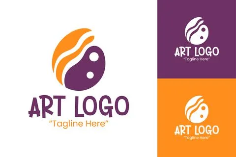 Premium Art Logo 스톡 일러스트