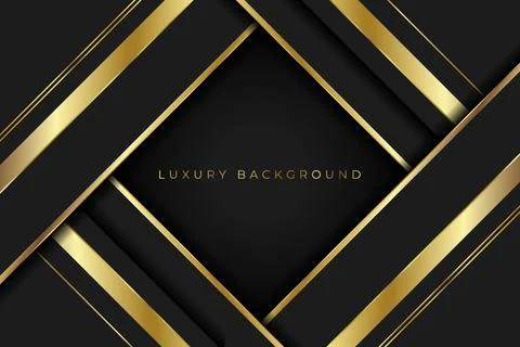 Premium background. Abstract luxury pattern. Golden stripes background. Abstract Illustrazione stock