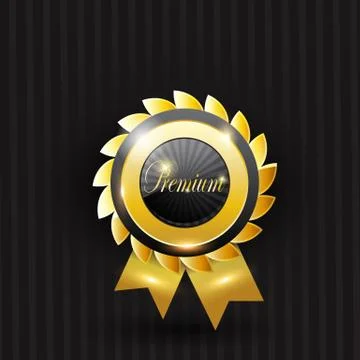 Premium badge Stock Illustration