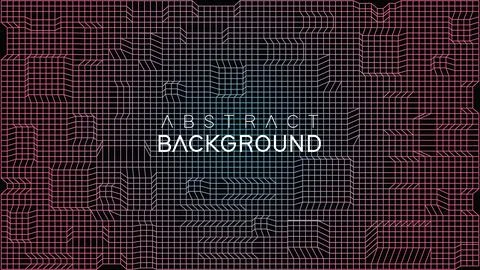 Premium black background design with abstract stripes line. future themes Stock Illustration