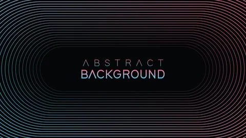 Premium black background design with abstract stripes line. future themes Stock Illustration