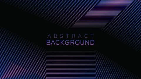 Premium black background design with abstract stripes line. future themes Stock Illustration