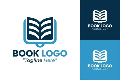 Premium Book Logo Stock Illustration