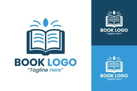Premium Book Logo 스톡 일러스트