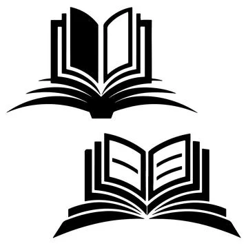 Premium book logo vector design. Stock Illustration