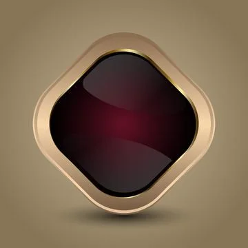 Premium button exudes exclusivity and luxury, the perfect for branding, dig.. Illustrazione stock