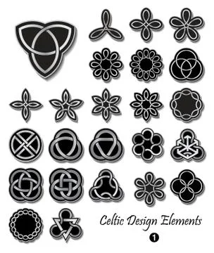 Premium Celtic Design Elements Illustrazione stock