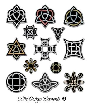 Premium Celtic Design Elements Illustrazione stock