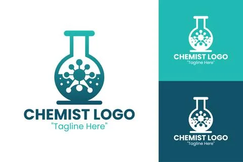 Premium Chemist Logo Design Stock Illustration
