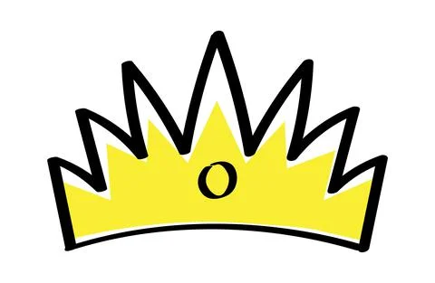 Premium crown vector in doodle style. King and queen crown as sketch. 스톡 일러스트