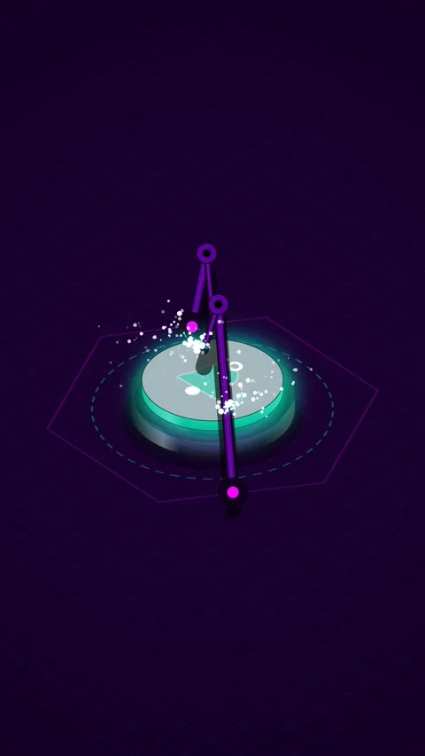 Premium Cyberpunk Notification Bell Assembly Loop Video stock 330731730