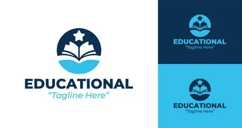 Premium Educational App Logo Stock Illustration