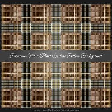 Premium Fabric Plaid Texture Pattern Background 스톡 일러스트
