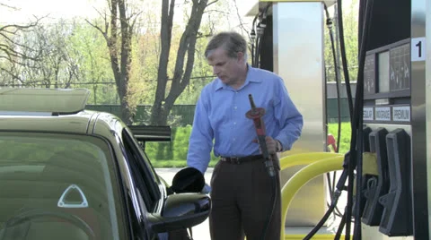 Premium Gas Stock Footage 24187127