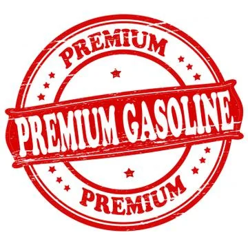Premium gasoline Stock Illustration