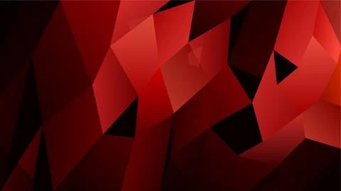 Premium Geometric Red Black Background Vector Bold Design イラスト素材
